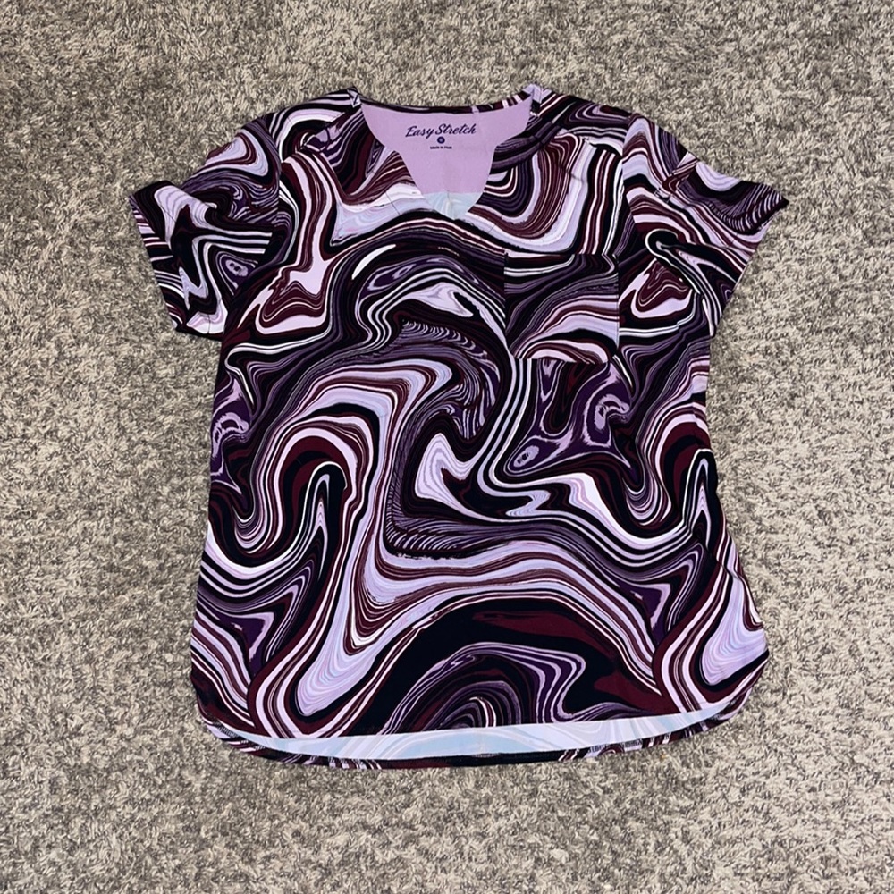 Purple scrub top